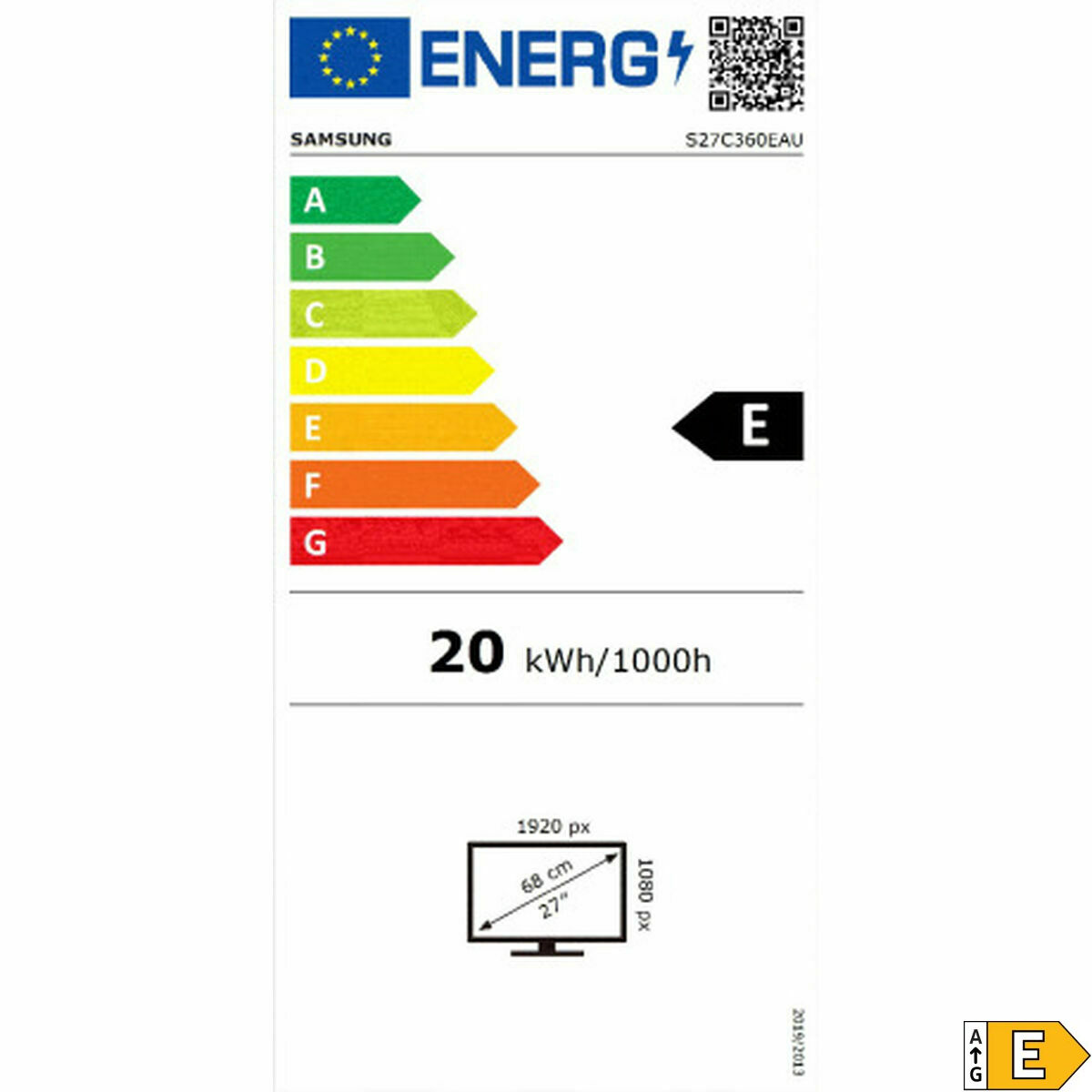 Monitor Gaming Samsung LS27C360EAUXEN Full HD 27" - 2