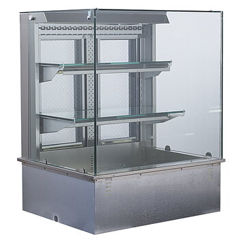 Drop-in stängd kylda ventilerade display, utan kylaggregat, 5x GN 1/1