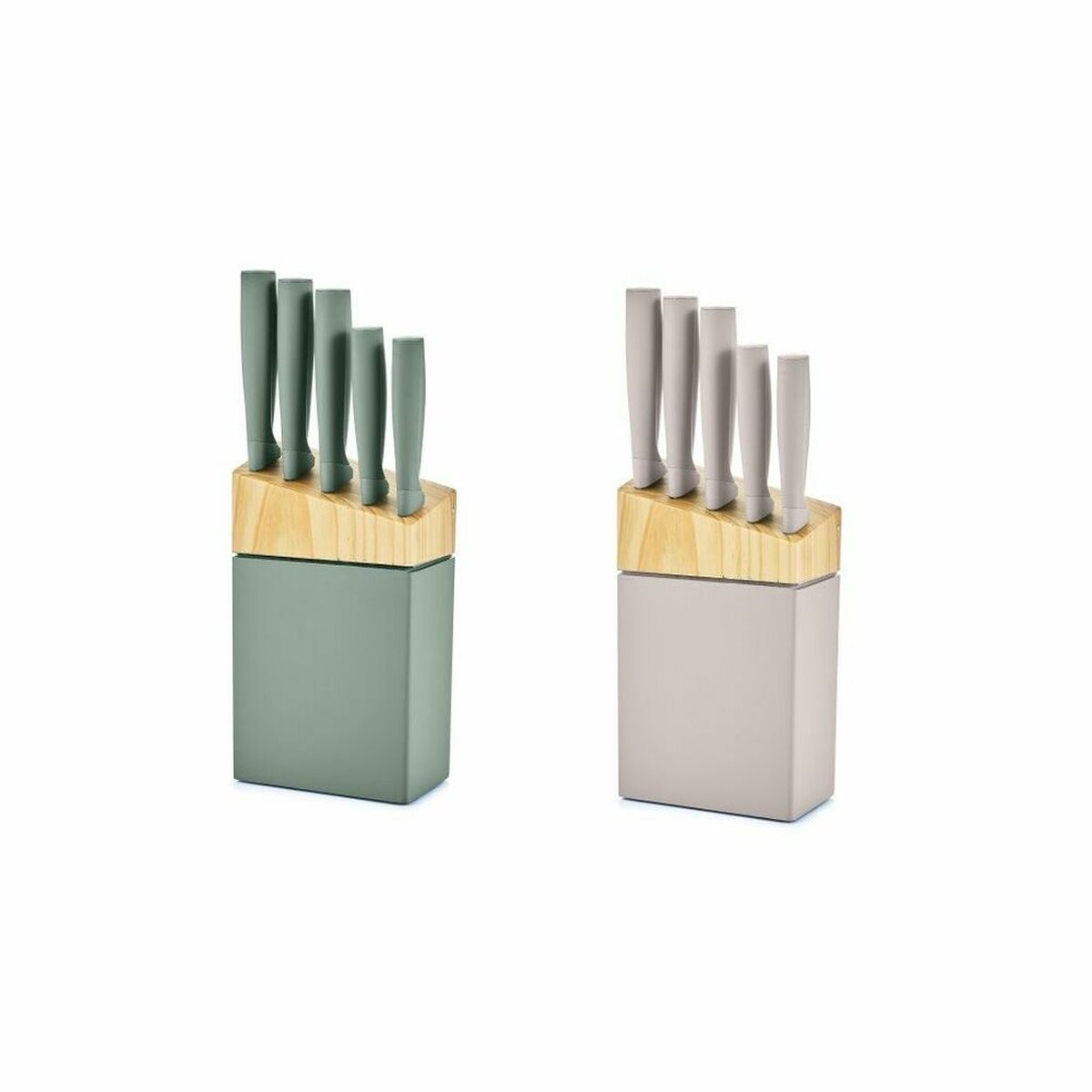 Knivset DKD Home Decor Rostfritt stål polypropen 2 antal - 2