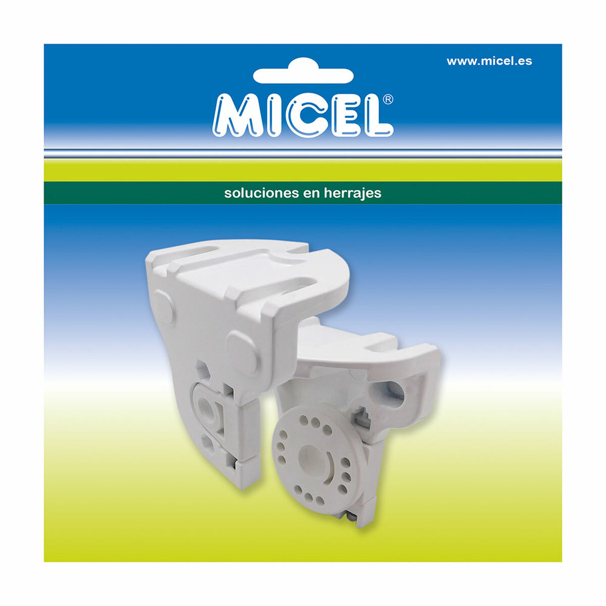 Stöd för markis Micel TLD03 Vit 11,3 x 8,5 x 11 cm Axel - 2