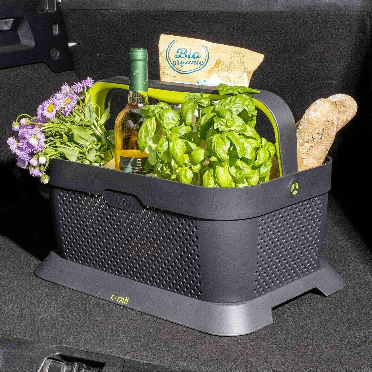 Korg för bilens bagageutrymme Armster V01344 Svart Plast - 3