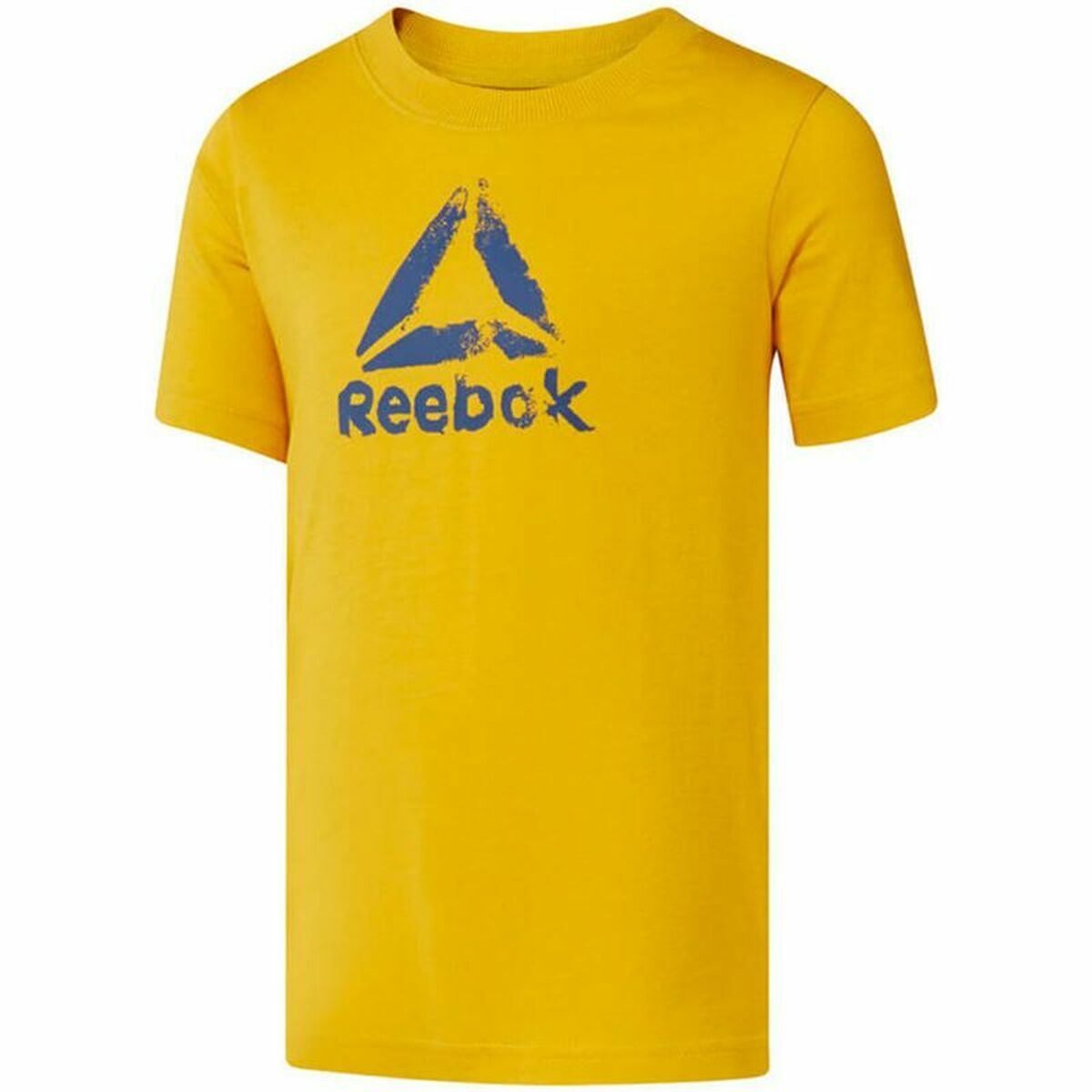 T-shirt med kortärm Barn Reebok Elemental Gul - 3