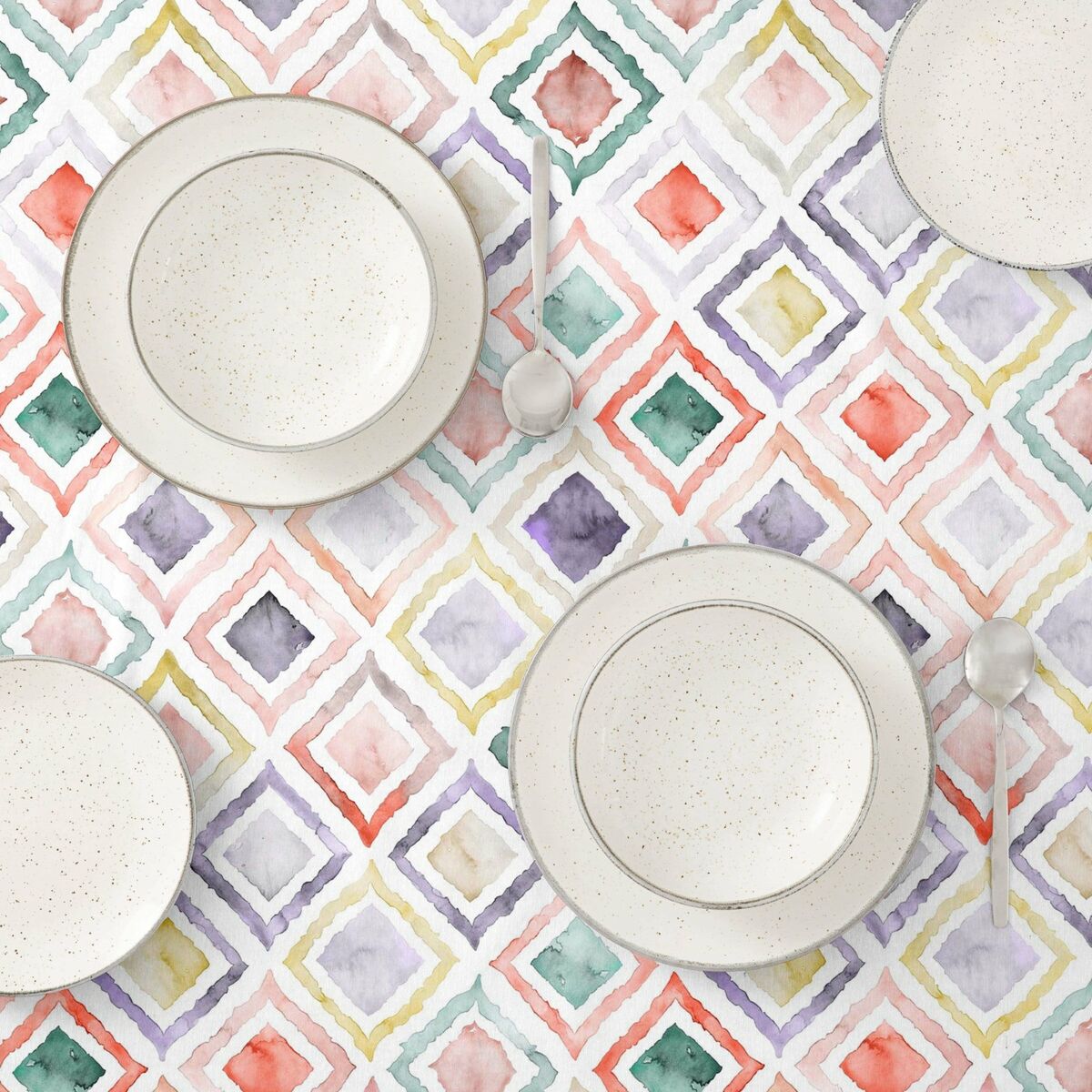 Fläckresistent bordsduk i harts Belum 0120-364 Multicolour 150 x 150 cm - 3