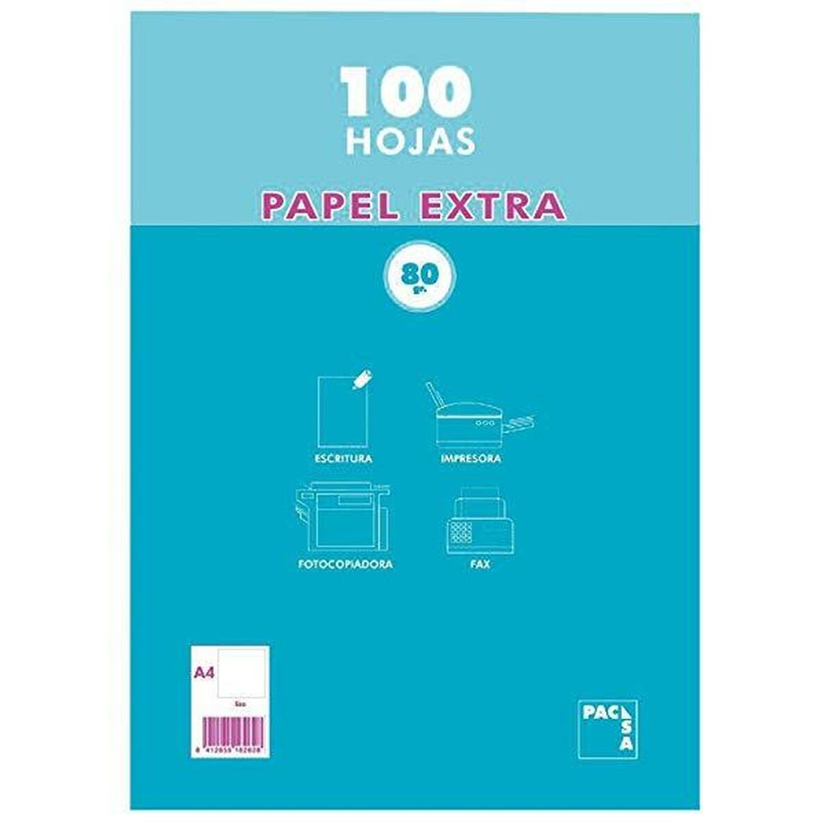 Papper Pacsa EXTRA Vit A4 100 Blad (25 antal) - 2