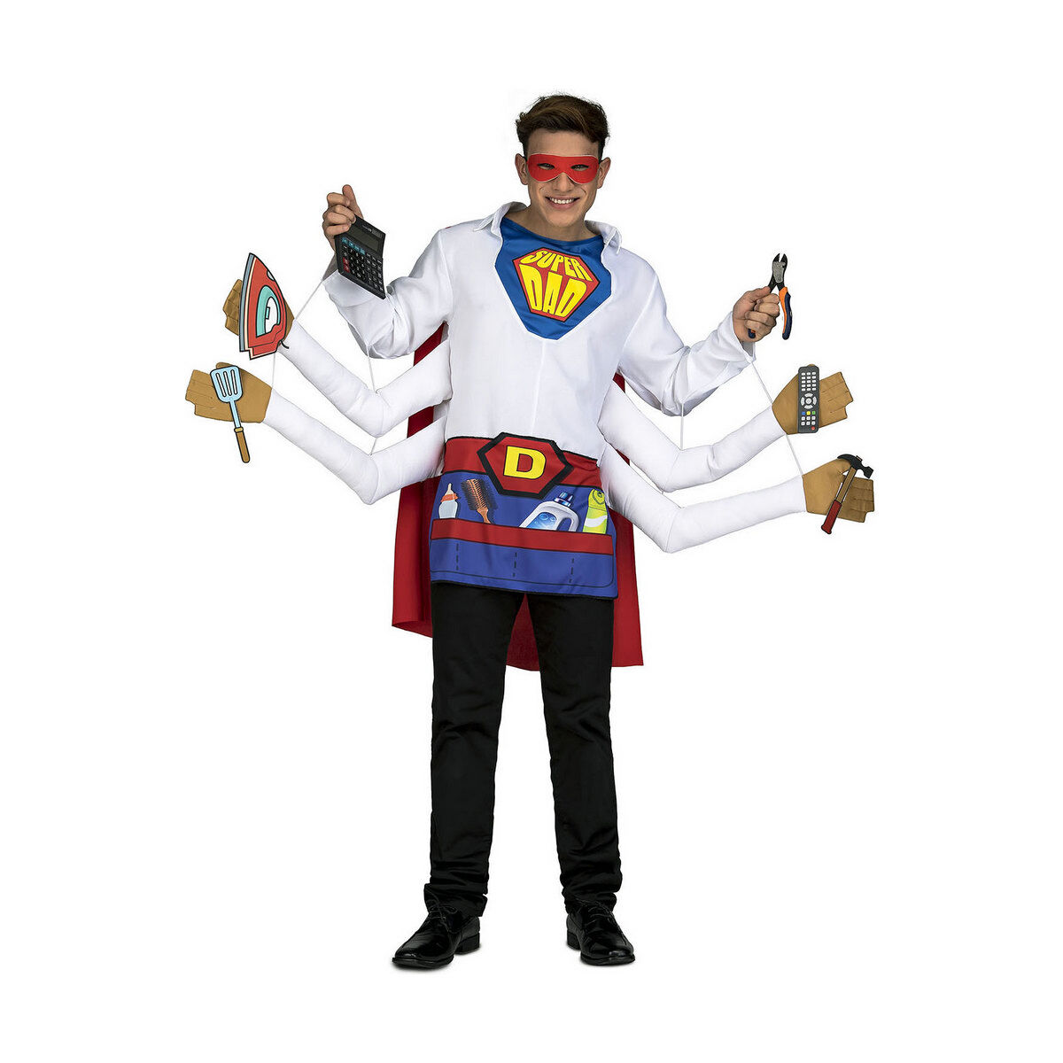 Maskeraddräkt vuxna My Other Me Super Dad M/L (4 Delar) - 5