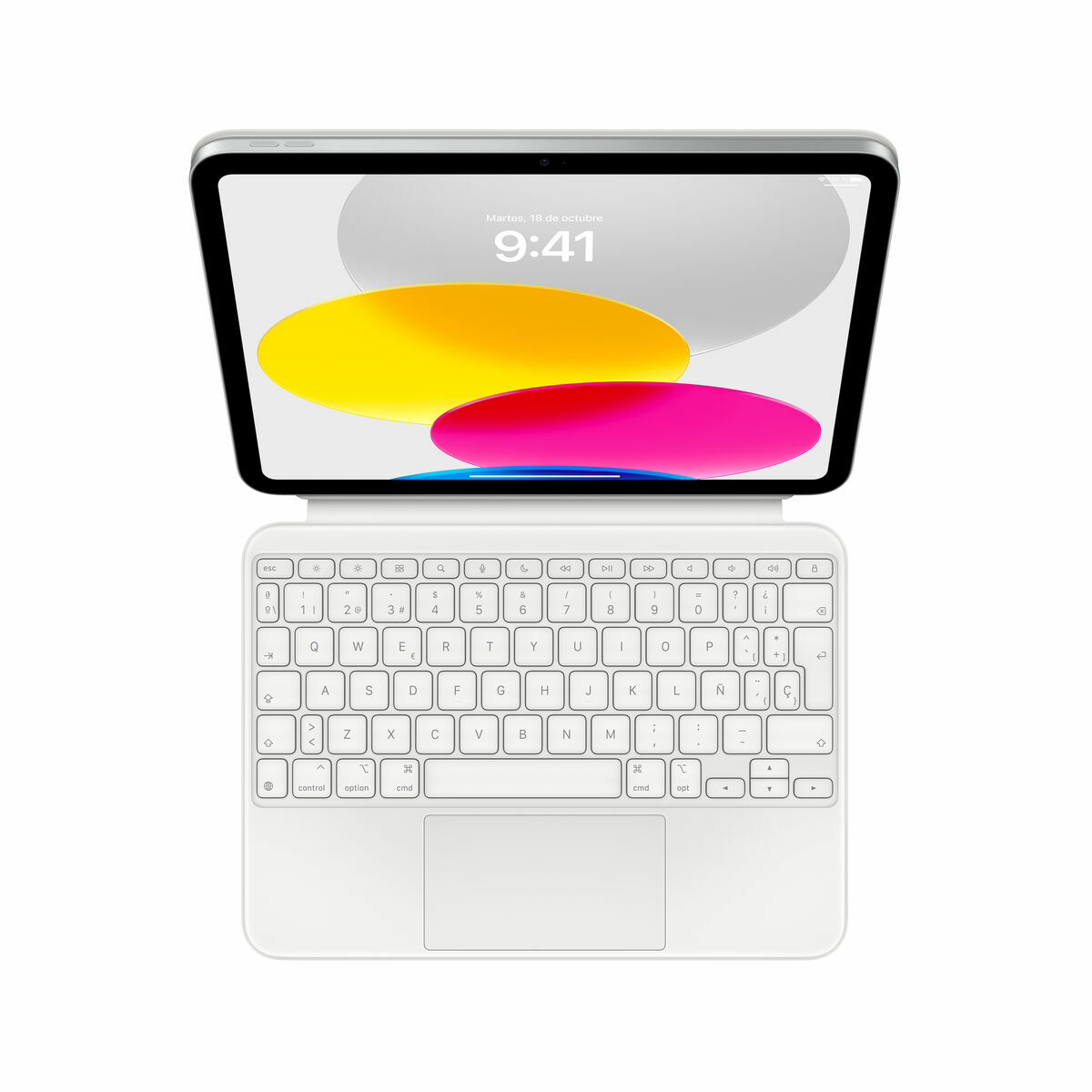 Tangentbord Apple MQDP3Y/A Vit Qwerty Spanska QWERTY iPad