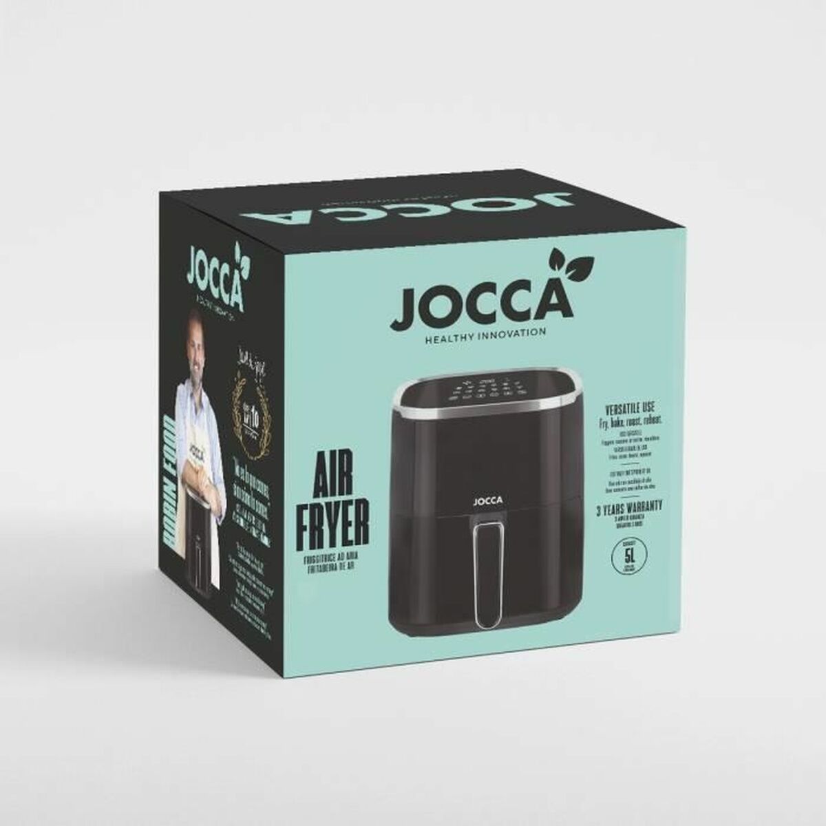 Luftfritös JOCCA 2196 Svart 1450 W 5 L - 6