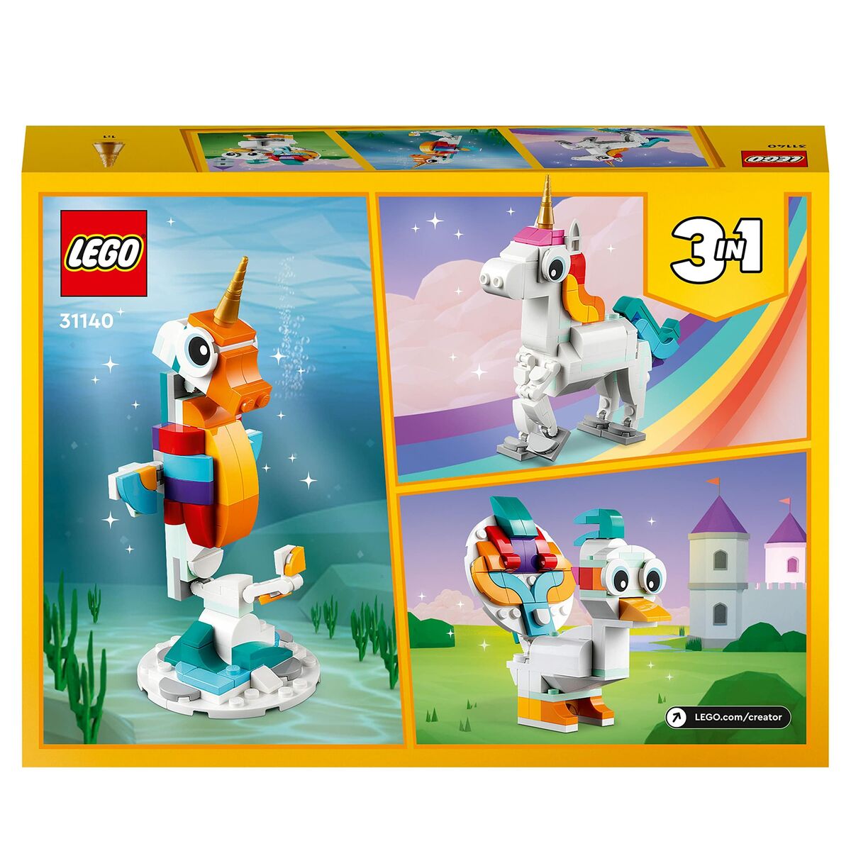 Byggsats Lego Creator Magic Unicorn 31140 3 i 1 145 Delar - 15