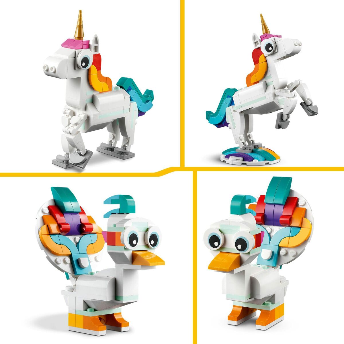 Byggsats Lego Creator Magic Unicorn 31140 3 i 1 145 Delar - 10