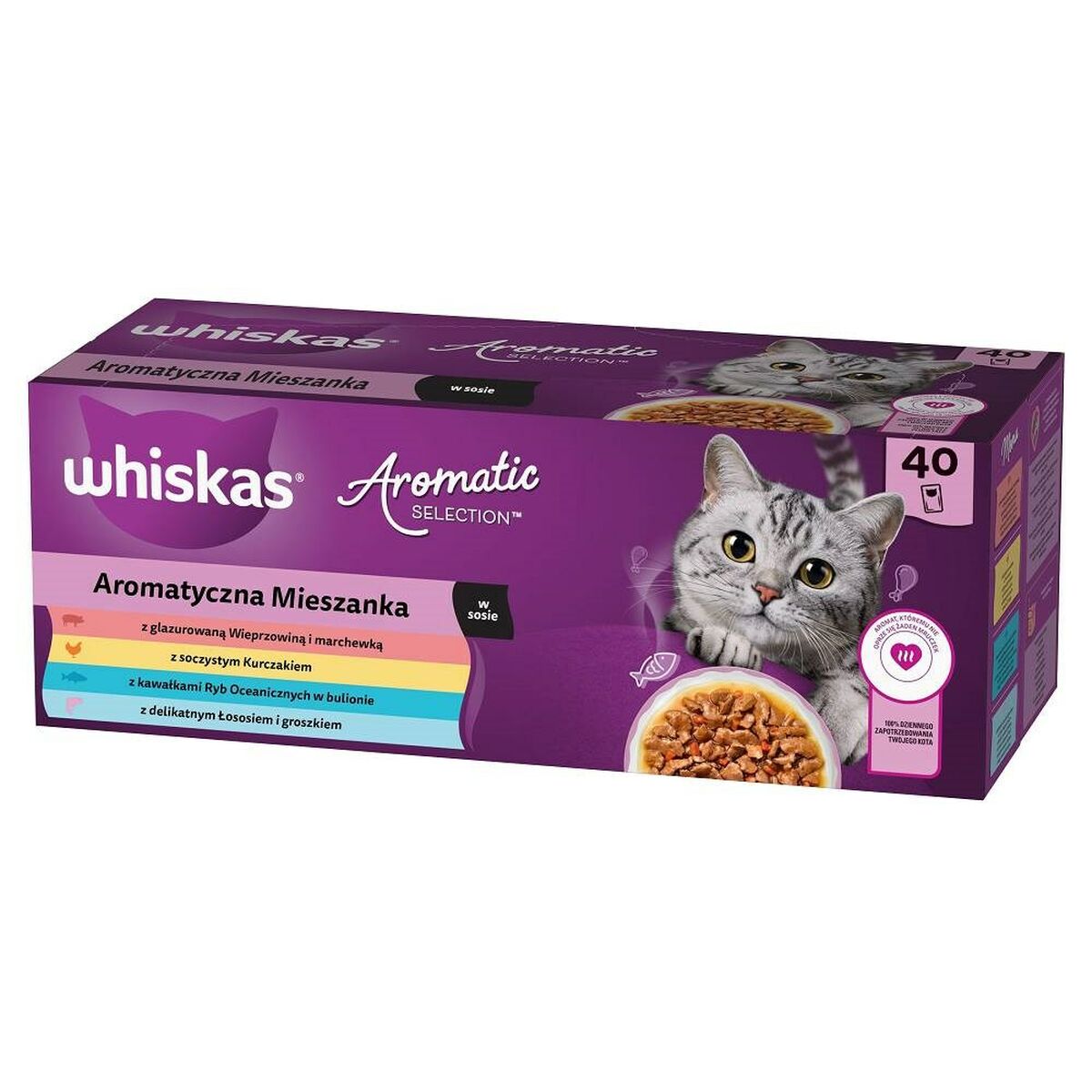 Kattmat Whiskas Aromatic selection Mix 40 x 85 g