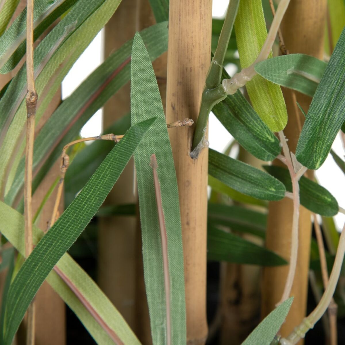 Dekorativ växt 30 x 33 x 120 cm Grön PVC Bambu - 3