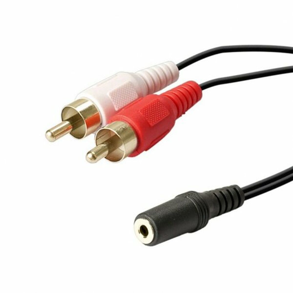 Ljudkabel Jack (3,5 mm) till 2 RCA PcCom - 2