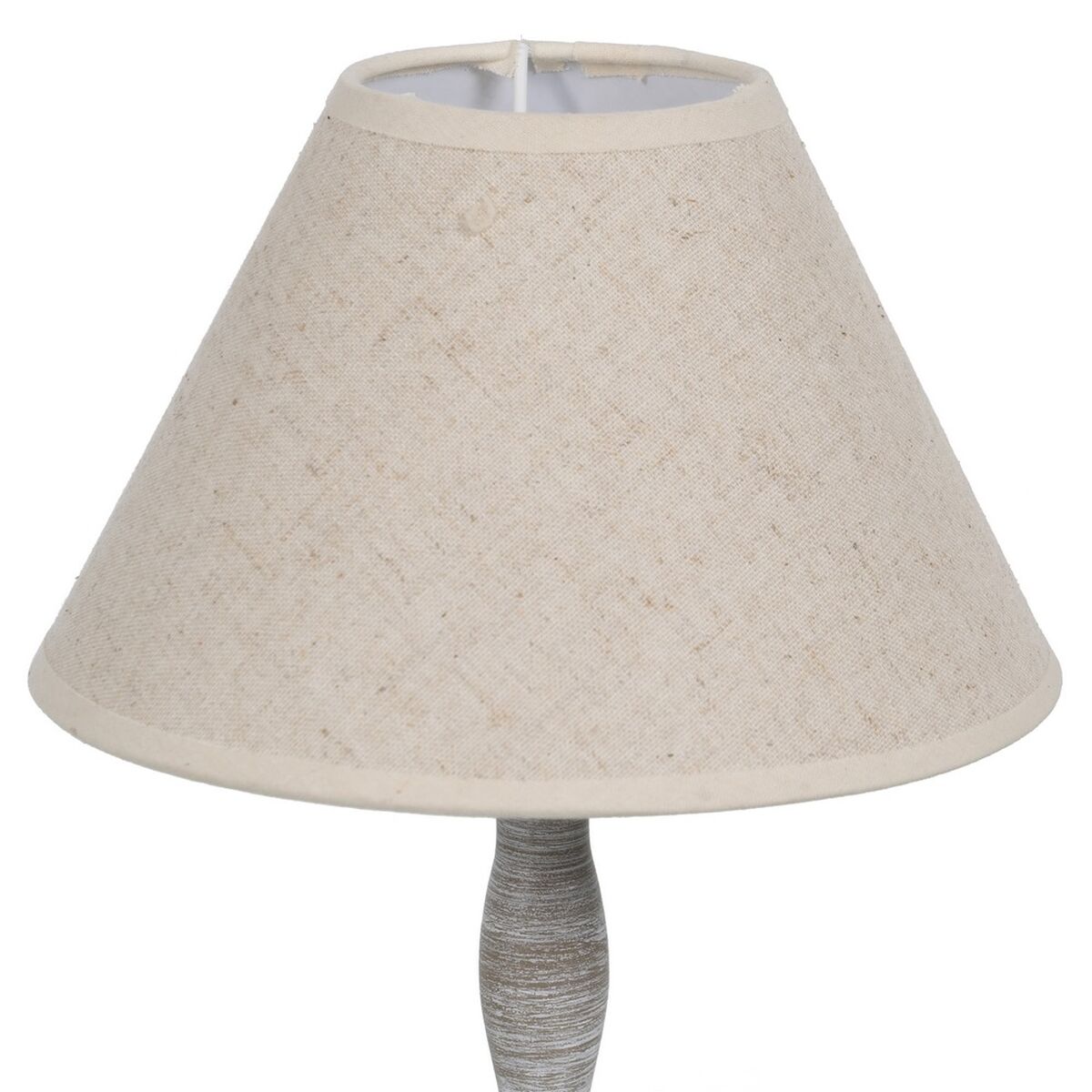 Bordslampa Beige Grå 60 W 220-240 V 20 x 20 x 34 cm - 5