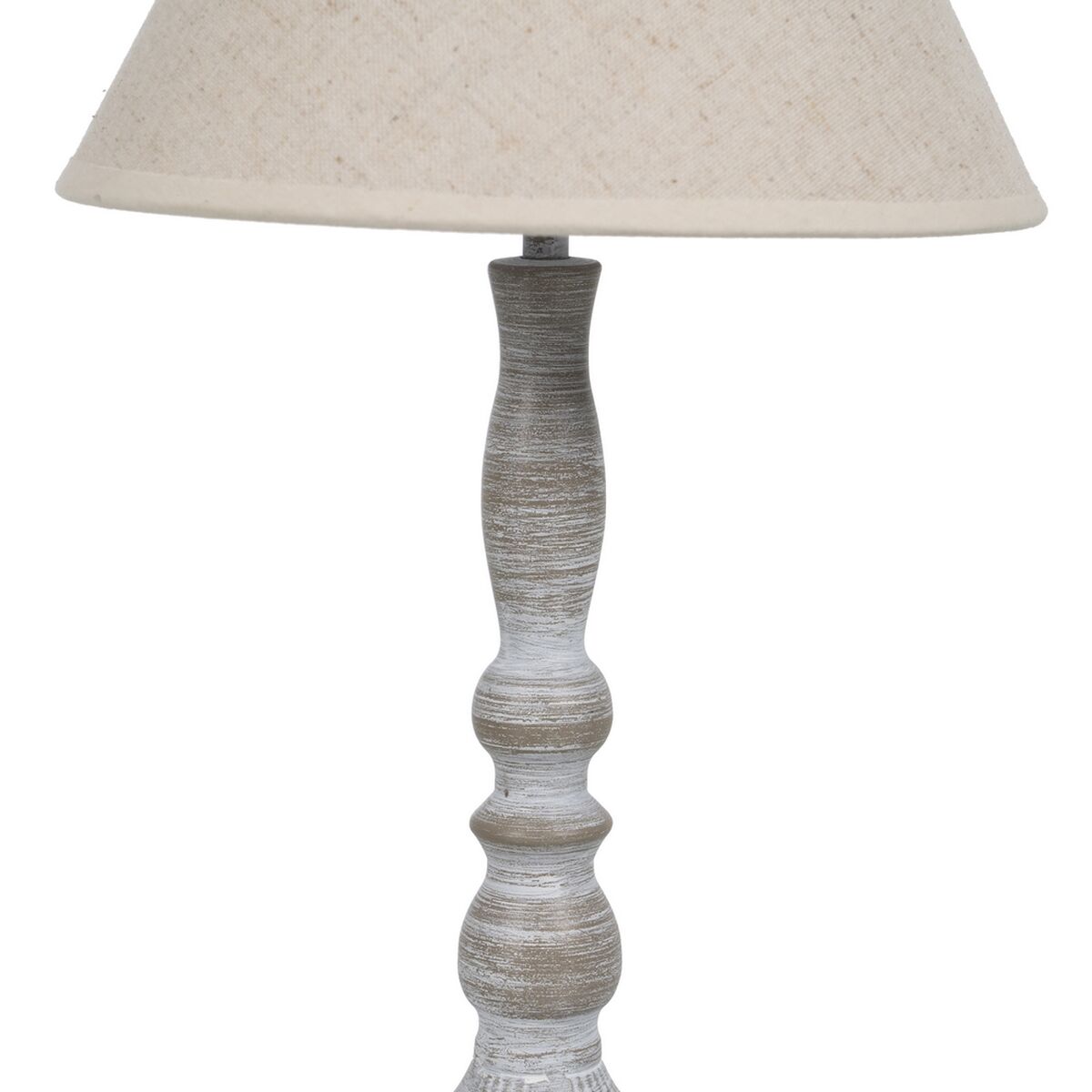 Bordslampa Beige Grå 60 W 220-240 V 20 x 20 x 34 cm - 6