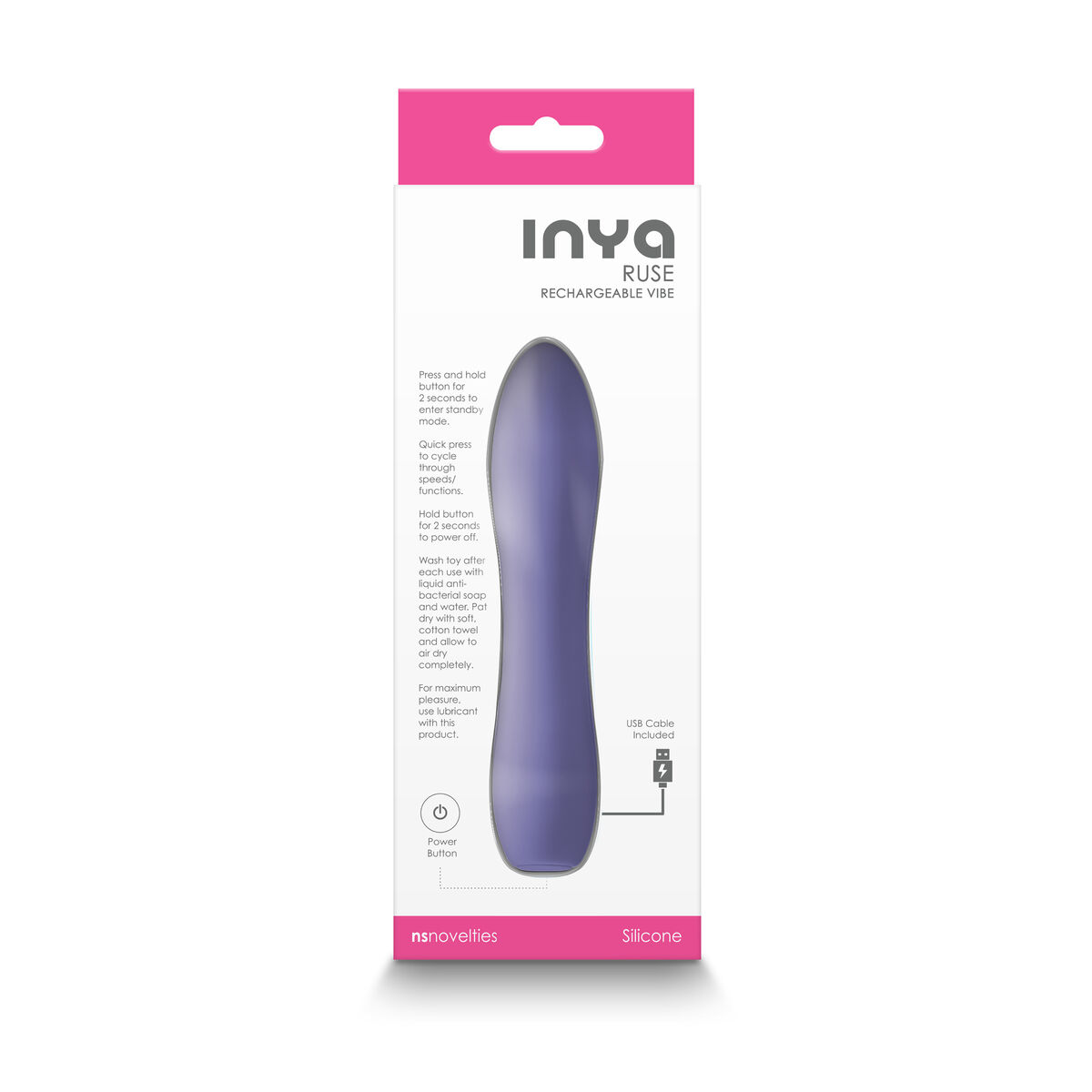 Patronvibrator NS Novelties Inya Purpur - 2