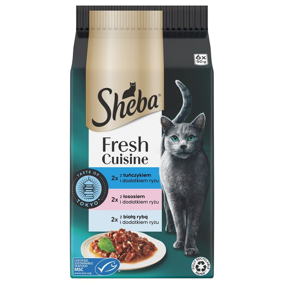 Kattmat Sheba Fresh Cuisine Taste of Tokyo 6 x 50 g