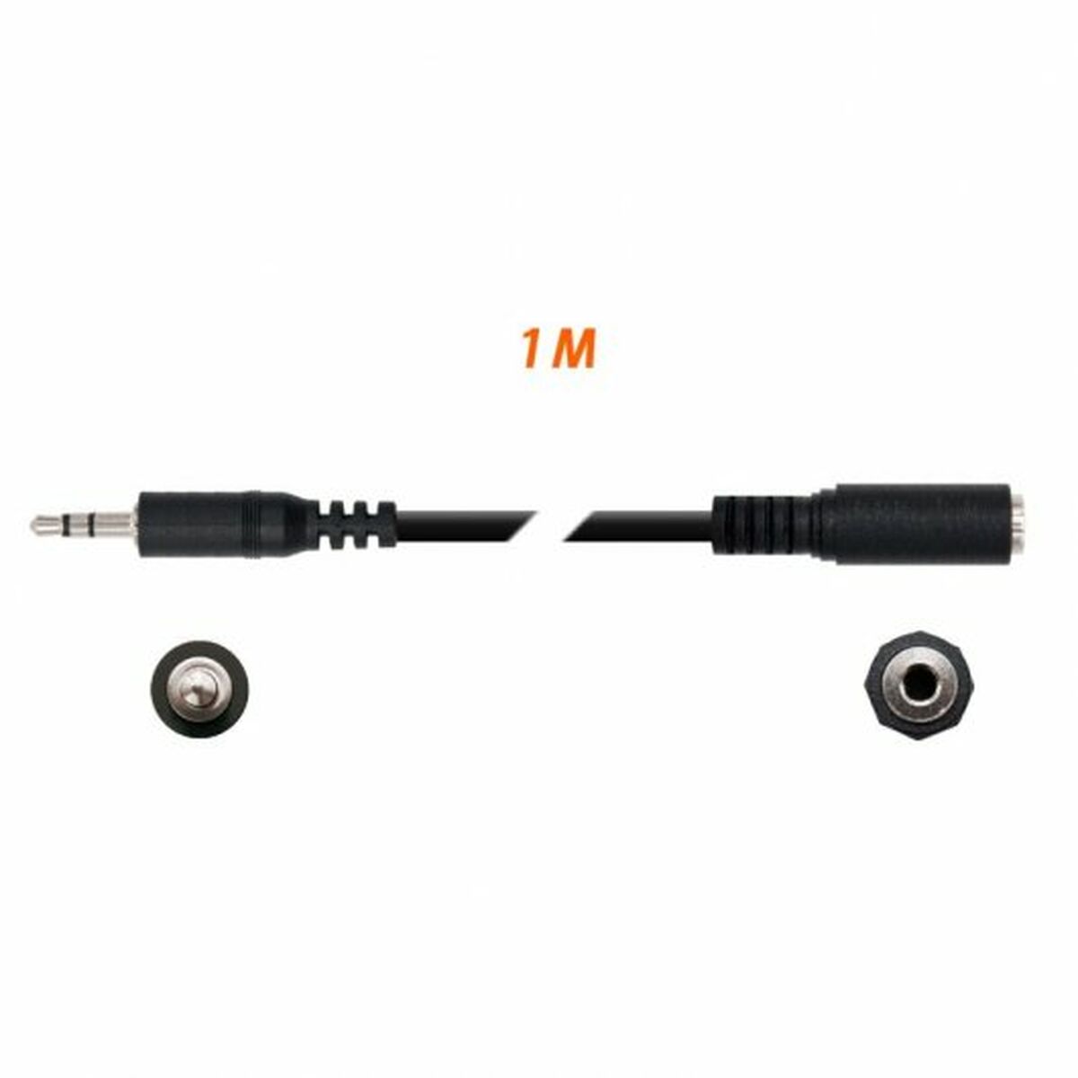 Ljudkabel Jack (3,5 mm) PcCom - 2