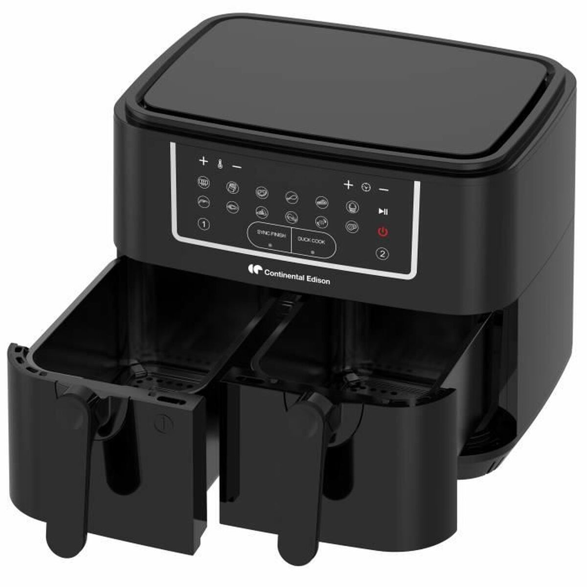 Luftfritös Continental Edison Svart 2400 W 9 L - 2