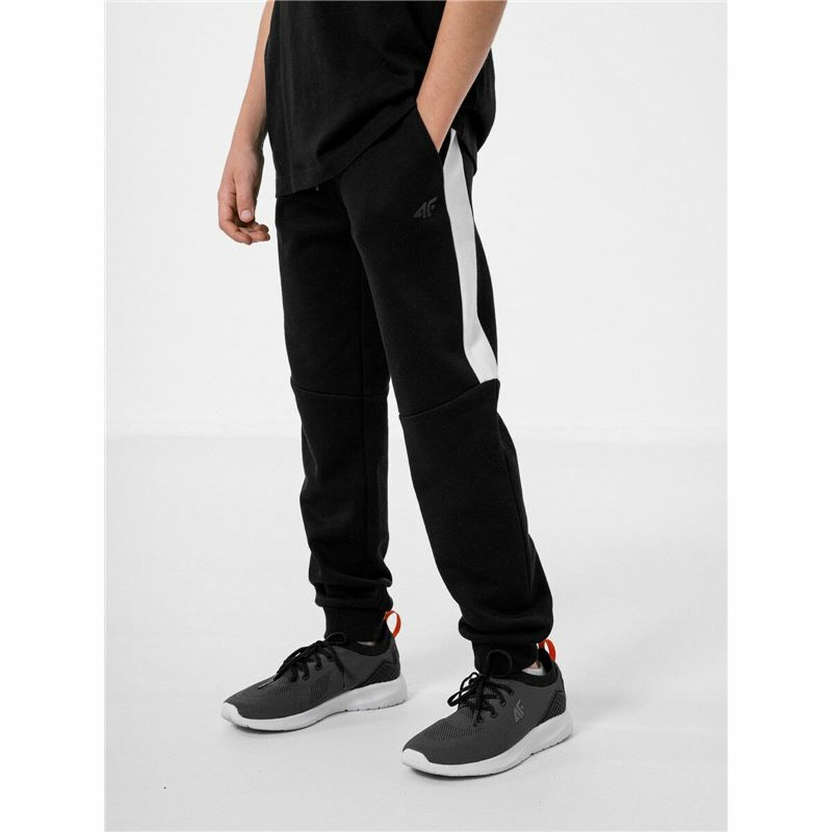 Byxor för vuxna 4F Elastic Svart Män - 4
