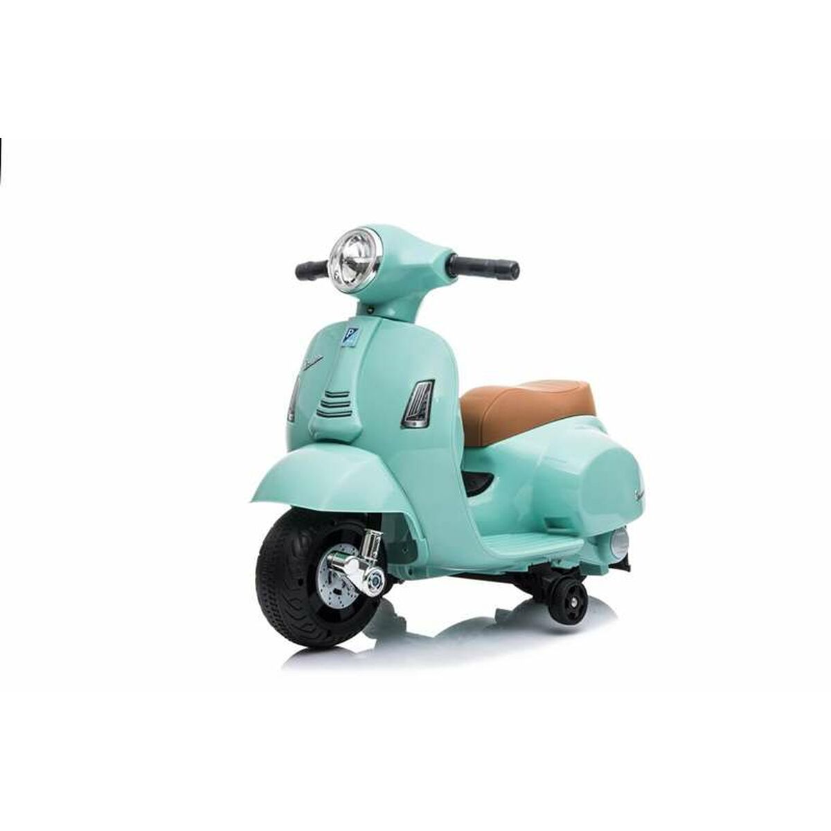 Elektrisk skoter för barn Vespa Grön 6V - 2