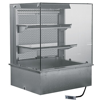Drop-in solid tillbaka kylda ventilerade display, utan kylaggregat, 5x GN 1/1