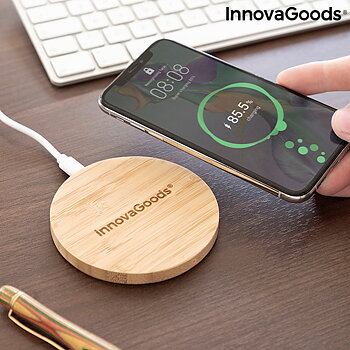 Trådlös laddare i bambu Wirber InnovaGoods
