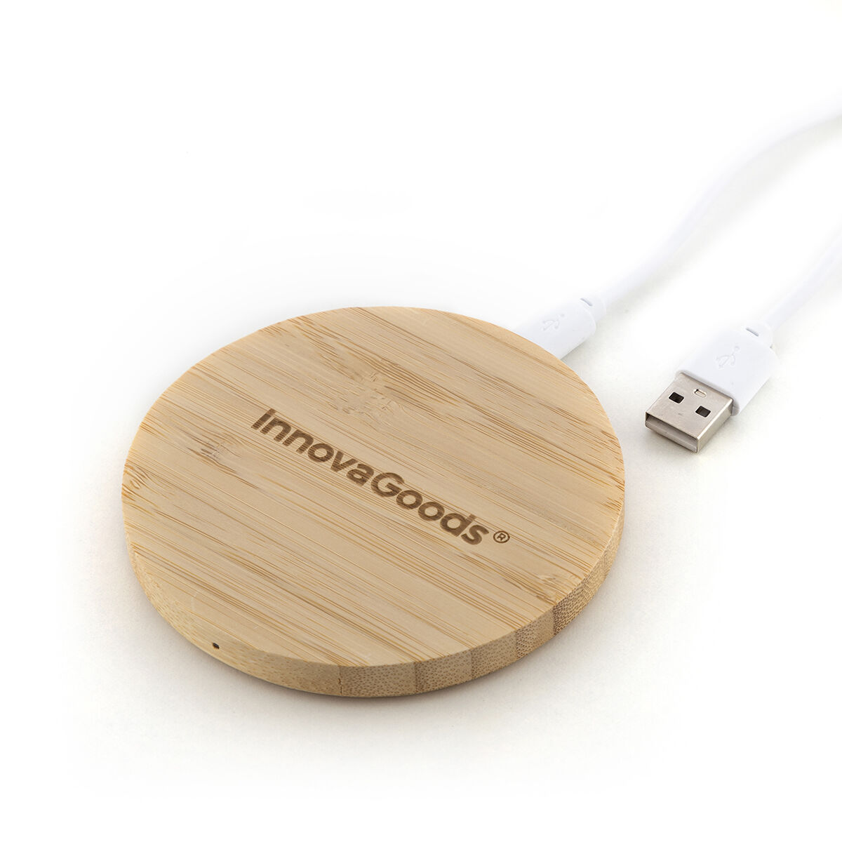 Trådlös laddare i bambu Wirber InnovaGoods - 11