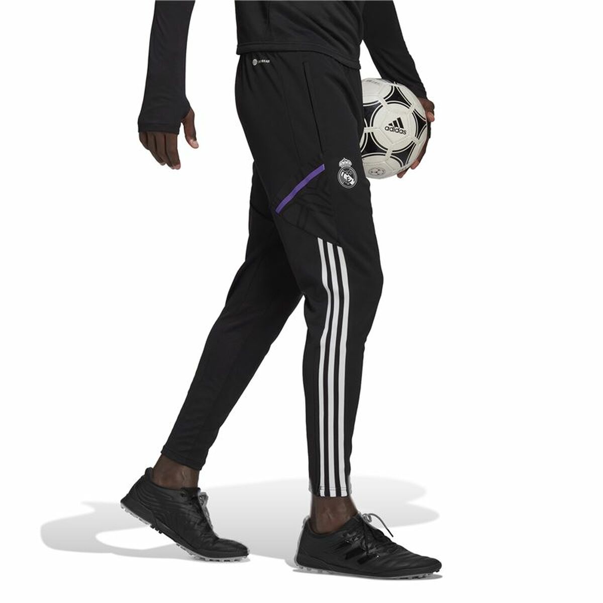 Fotbollsträningsbyxor, Vuxen Real Madrid C.F. Condivo 22 Svart Män - 4