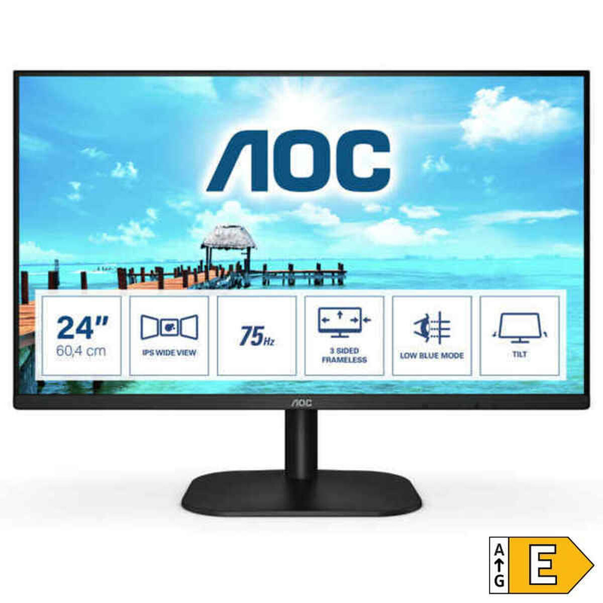 Monitor AOC 24B2XH/EU Full HD 24" 23,8" - 2