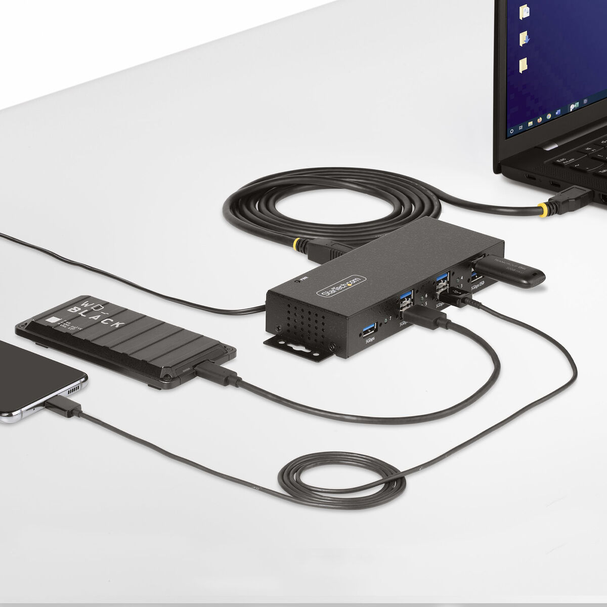 Reparationskit Startech 5G7AINDRM-USB-A-HUB - 10