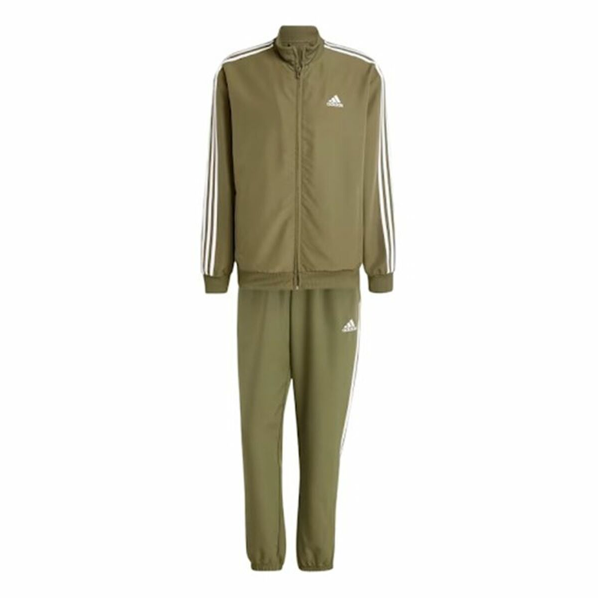 Träningsoverall Adidas Basic 3S Woven Grön Män