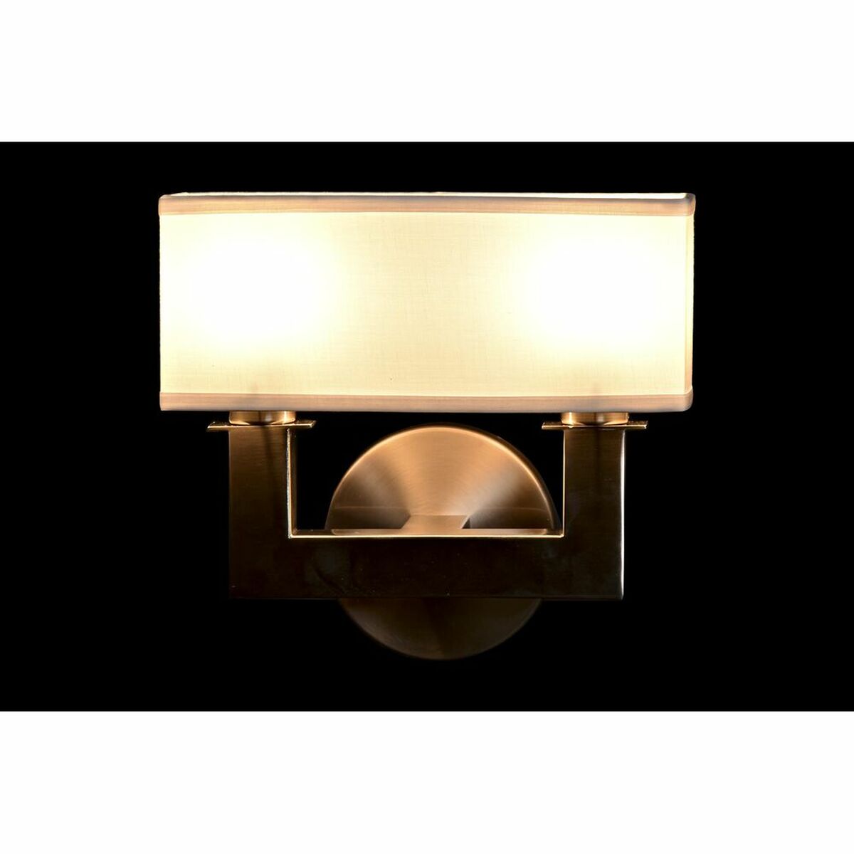 Vägglampa DKD Home Decor Silvrig Metall Polyester Vit 220 V 40 W (25 x 14 x 24 cm) - 5