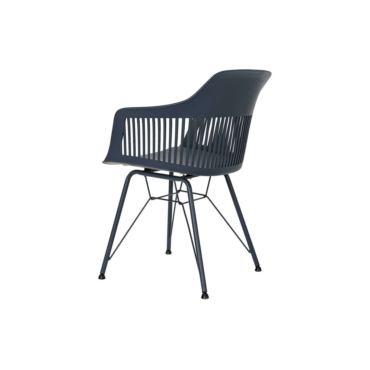 Matsalsstol DKD Home Decor Blå Marinblå 57 x 57 x 80,5 cm - 5