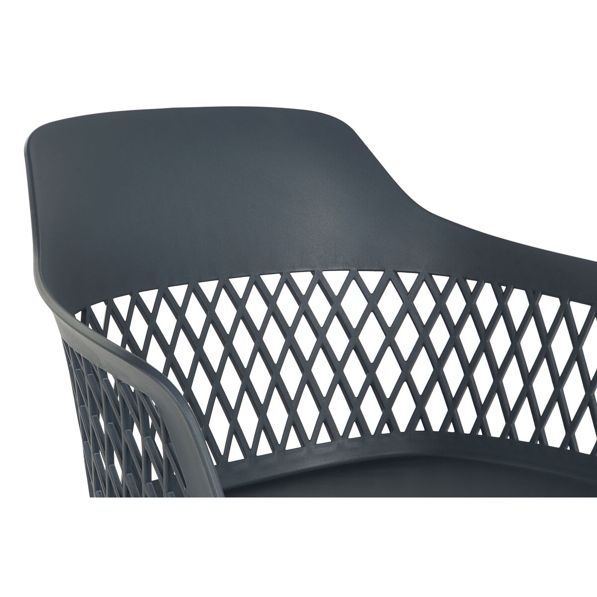 Matsalsstol DKD Home Decor Blå Marinblå 57 x 57 x 80,5 cm - 3