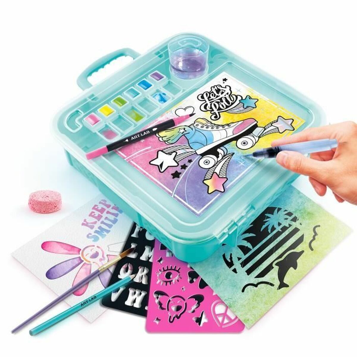Sats med vattenfärger Canal Toys Water color case Multicolour - 5