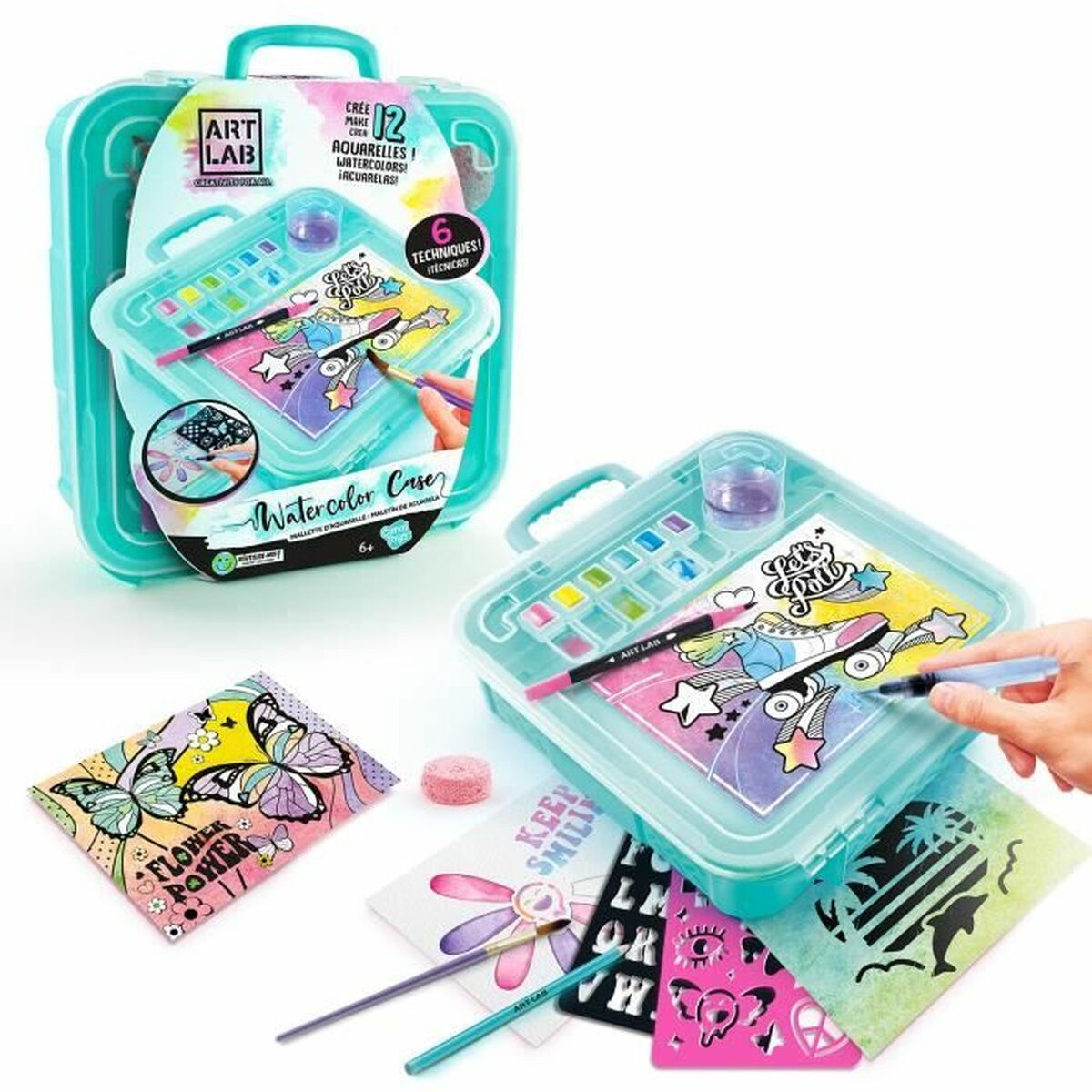 Sats med vattenfärger Canal Toys Water color case Multicolour - 2