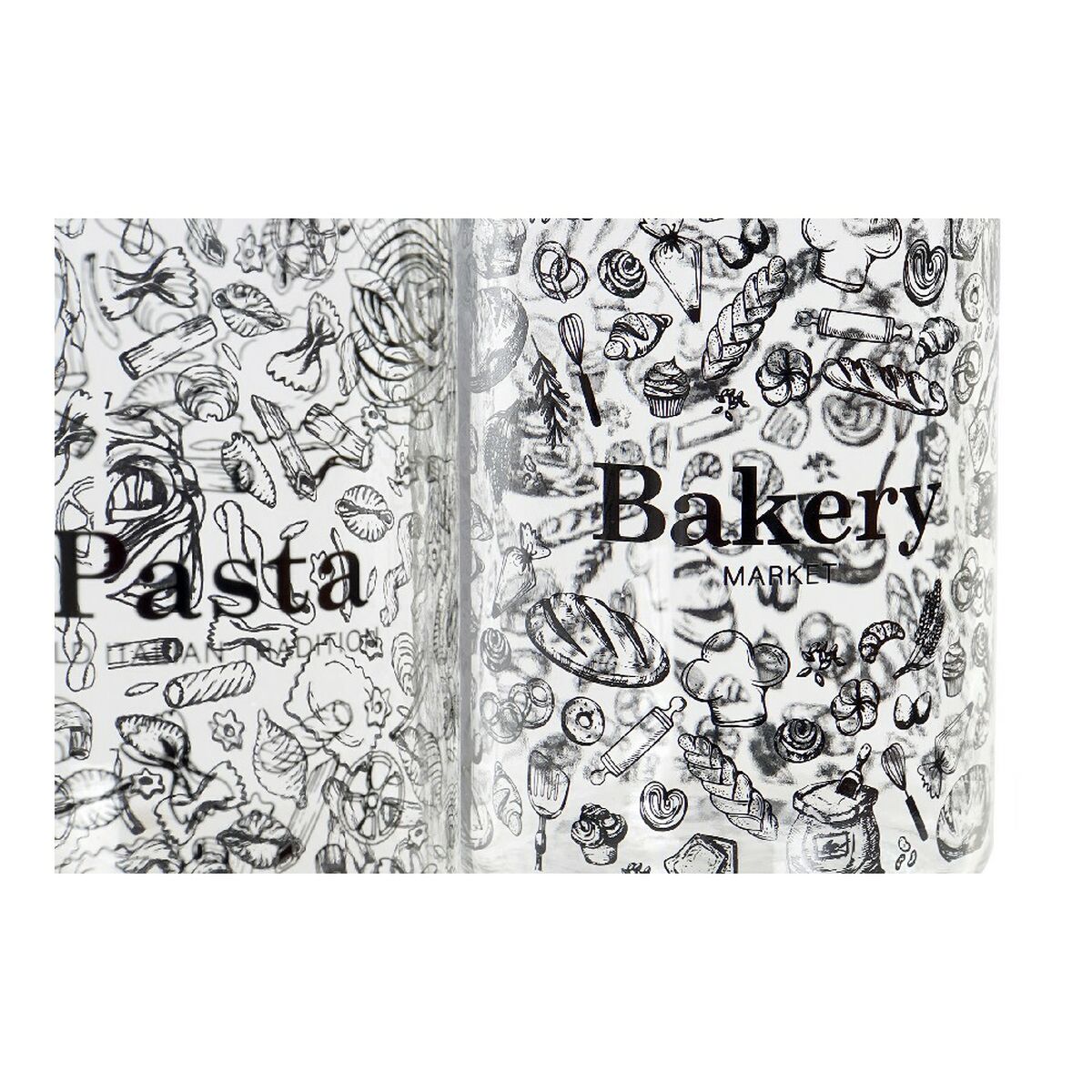 Burk DKD Home Decor Glas Traditionell 10 x 12.5 x 20 cm 1 L (2 pcs) - 5