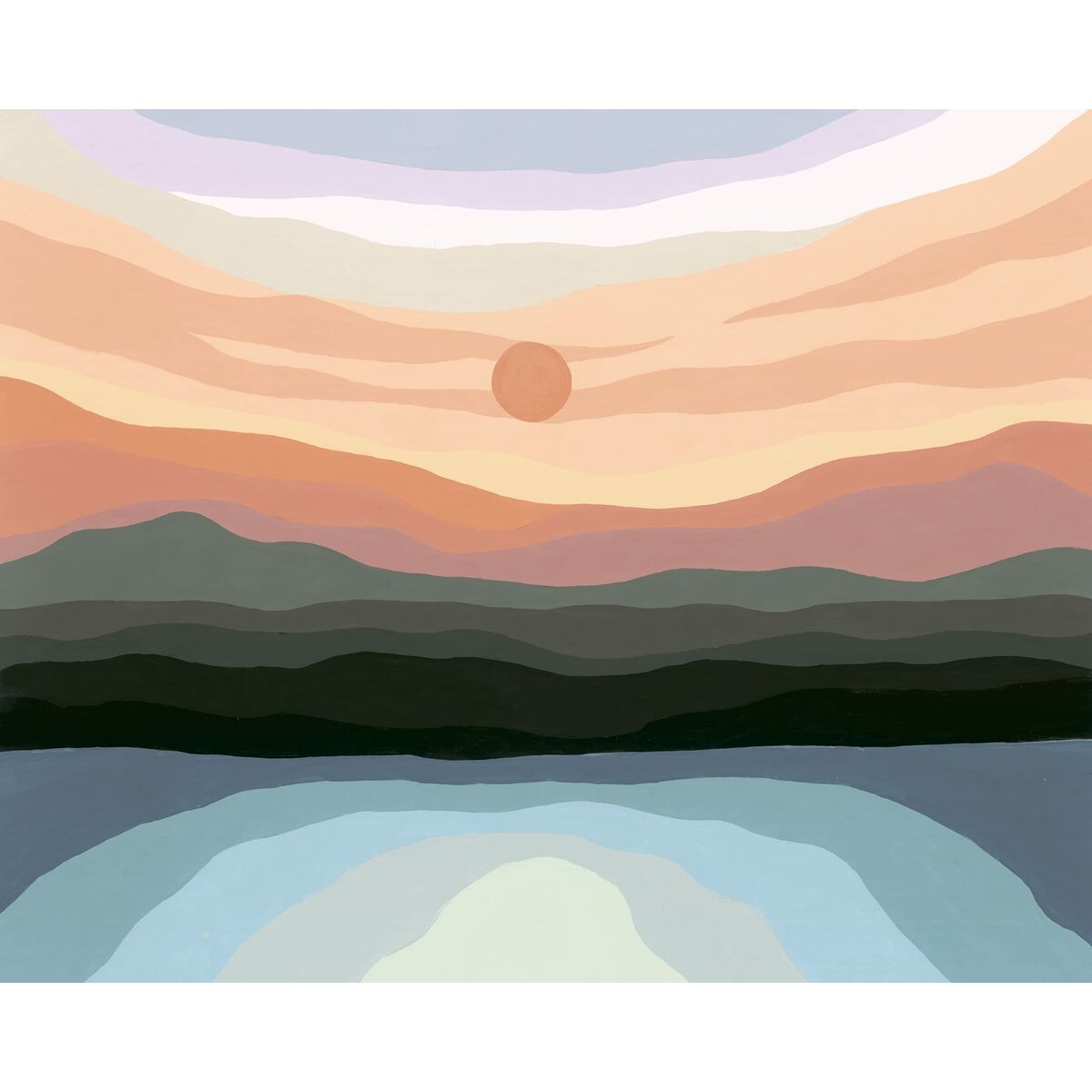 Målning med siffror Ravensburger Minimalistic Landcape 30 x 24 cm - 3