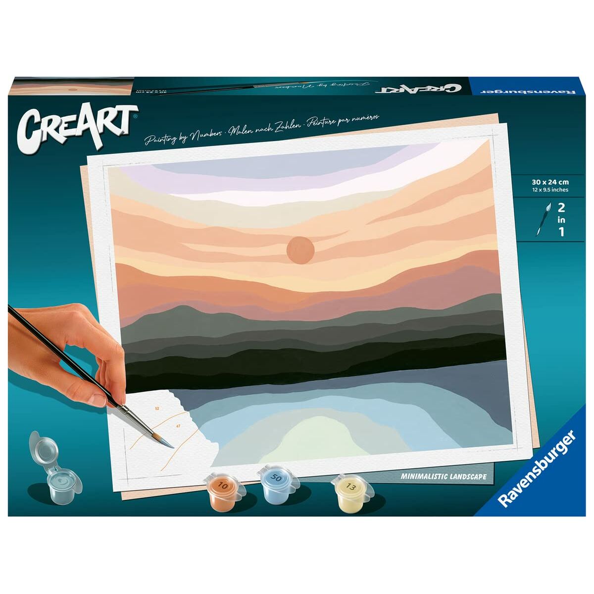 Målning med siffror Ravensburger Minimalistic Landcape 30 x 24 cm - 4