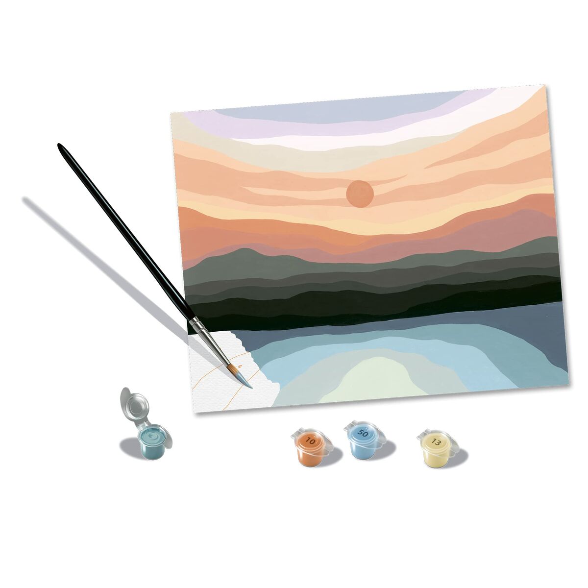 Målning med siffror Ravensburger Minimalistic Landcape 30 x 24 cm - 5