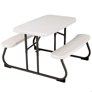 Barnbord Lifetime Kräm Hopfällbar Picknick 82,5 x 53,5 x 90 cm Stål Plast