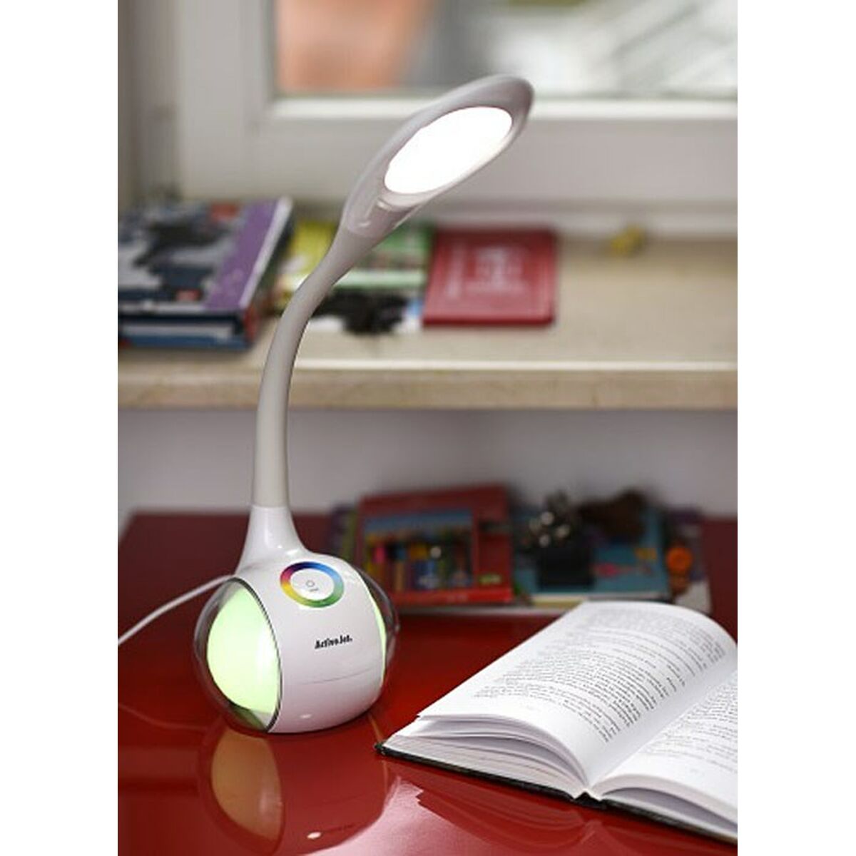 Bordslampa Activejet AJE-RAINBOW RGB Vit 80 Plast 6 W 230 V - 5