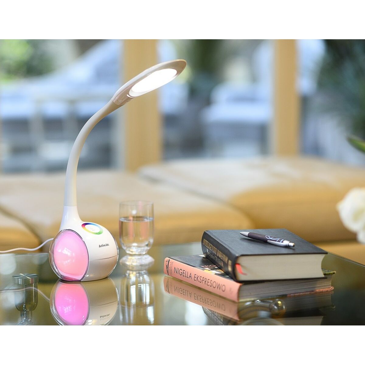 Bordslampa Activejet AJE-RAINBOW RGB Vit 80 Plast 6 W 230 V - 3