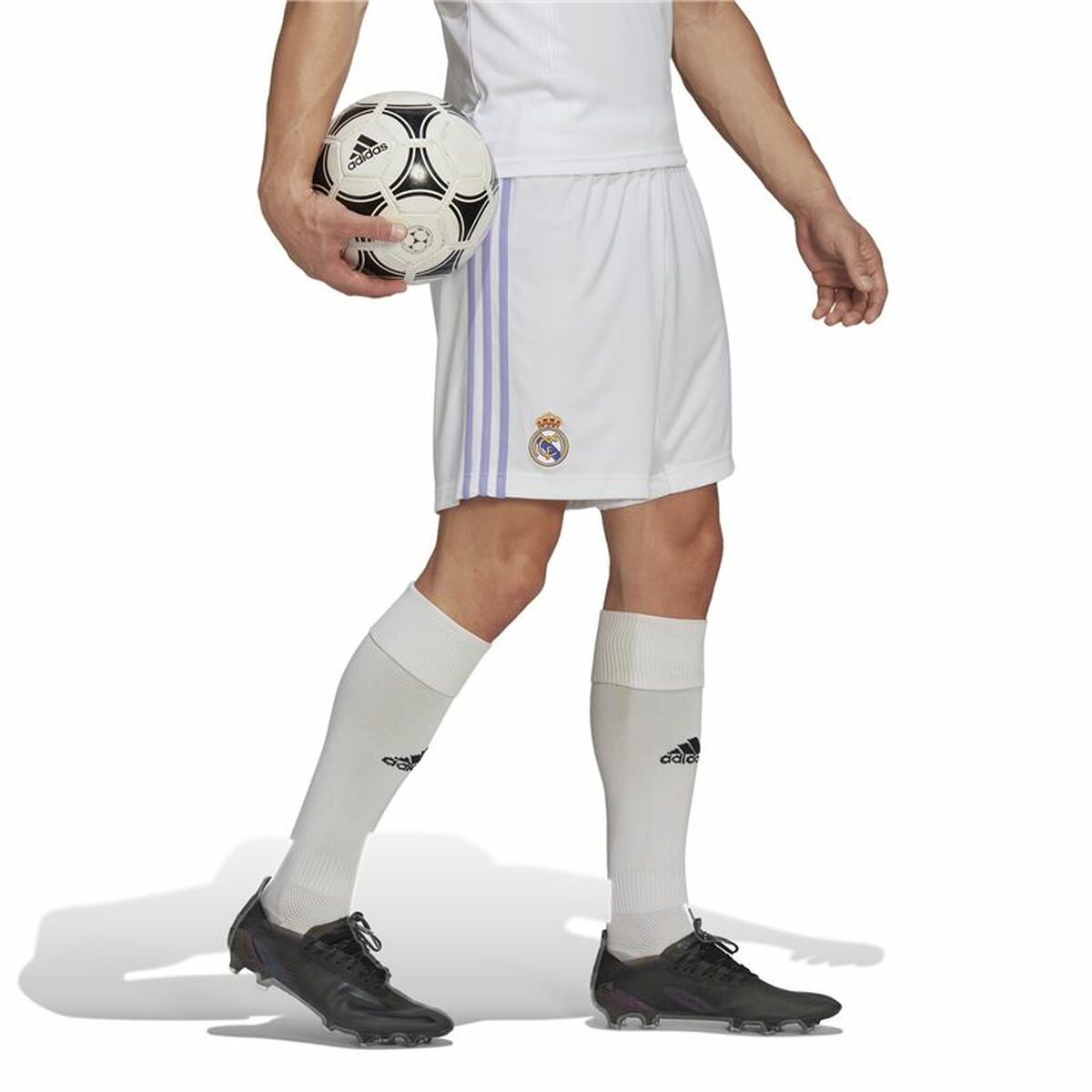 Fotbollsträningsbyxor, Vuxen Real Madrid C.F. First Kit 22/23 Vit Unisex - 4