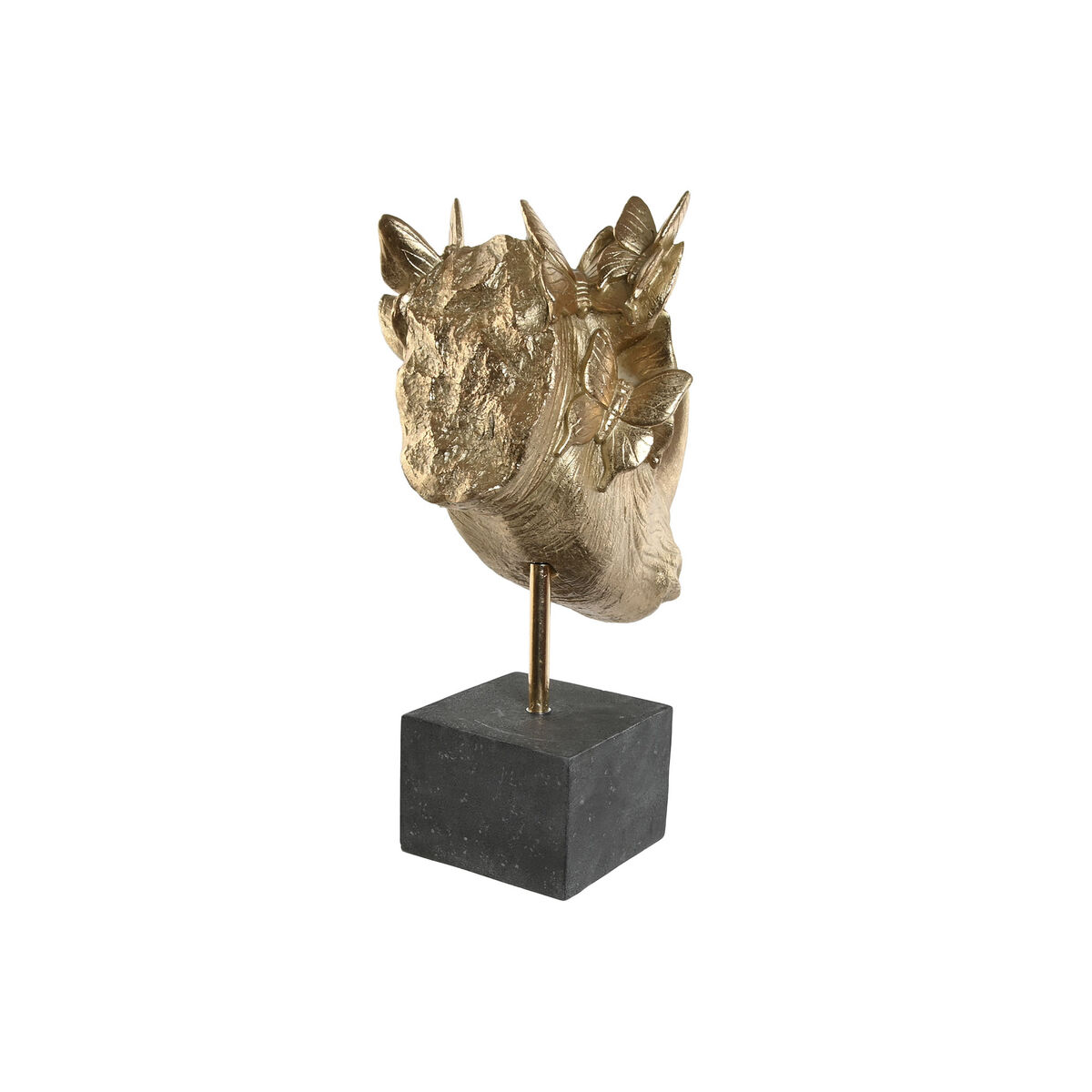 Prydnadsfigur Home ESPRIT Svart Gyllene 33 x 24 x 43,5 cm - 4