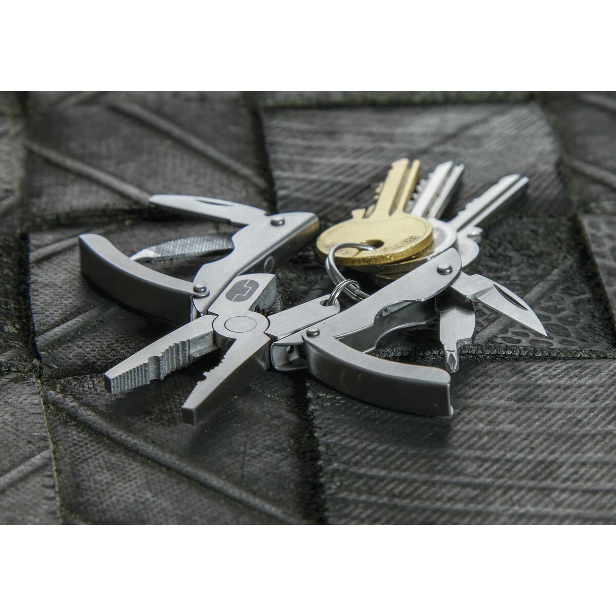 Multifunktionskniv True Scarab7 tu204k 7-i-1 Silvrig - 2