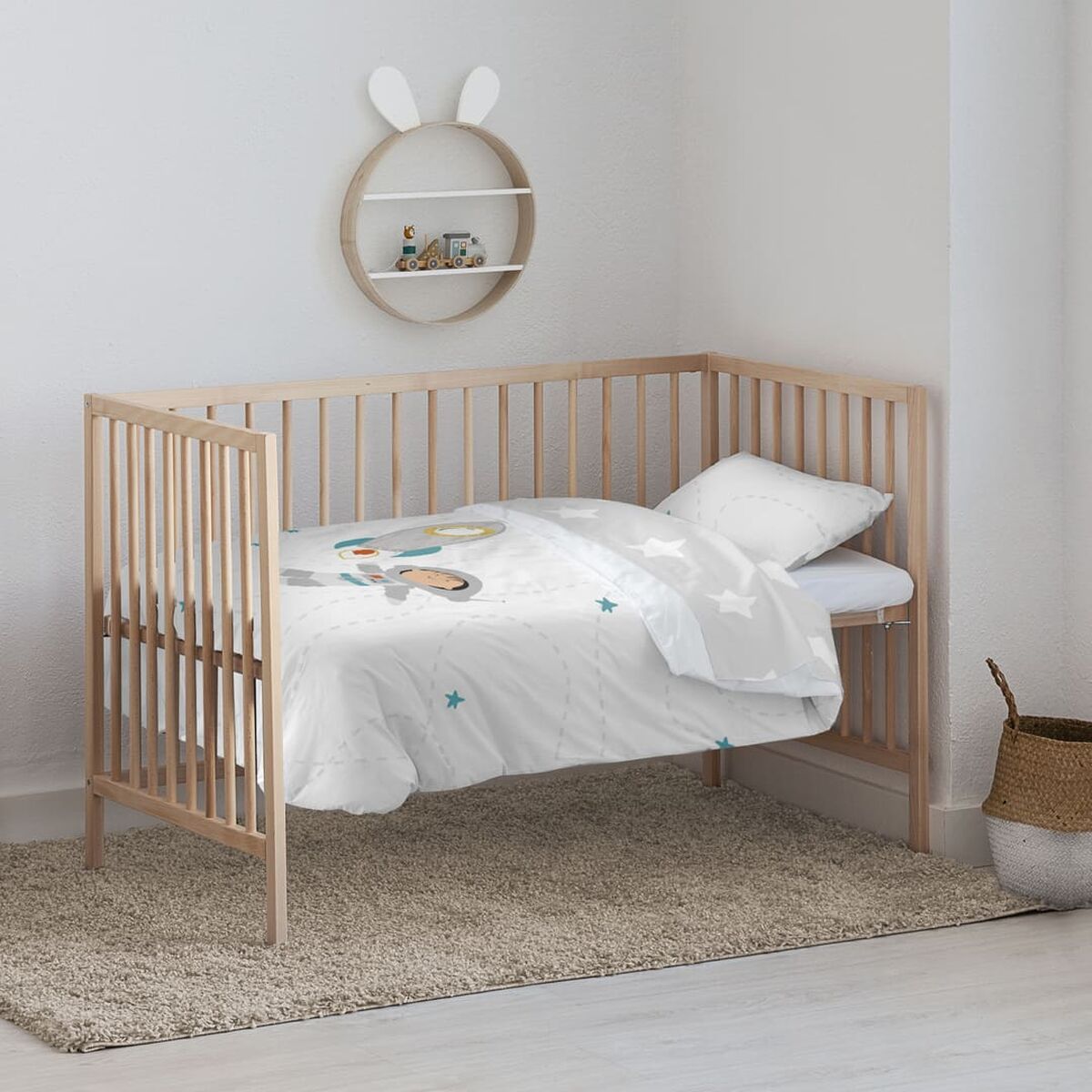 Quiltat täcke för spjälsäng Kids&Cotton Elm 115 x 145 cm - 2