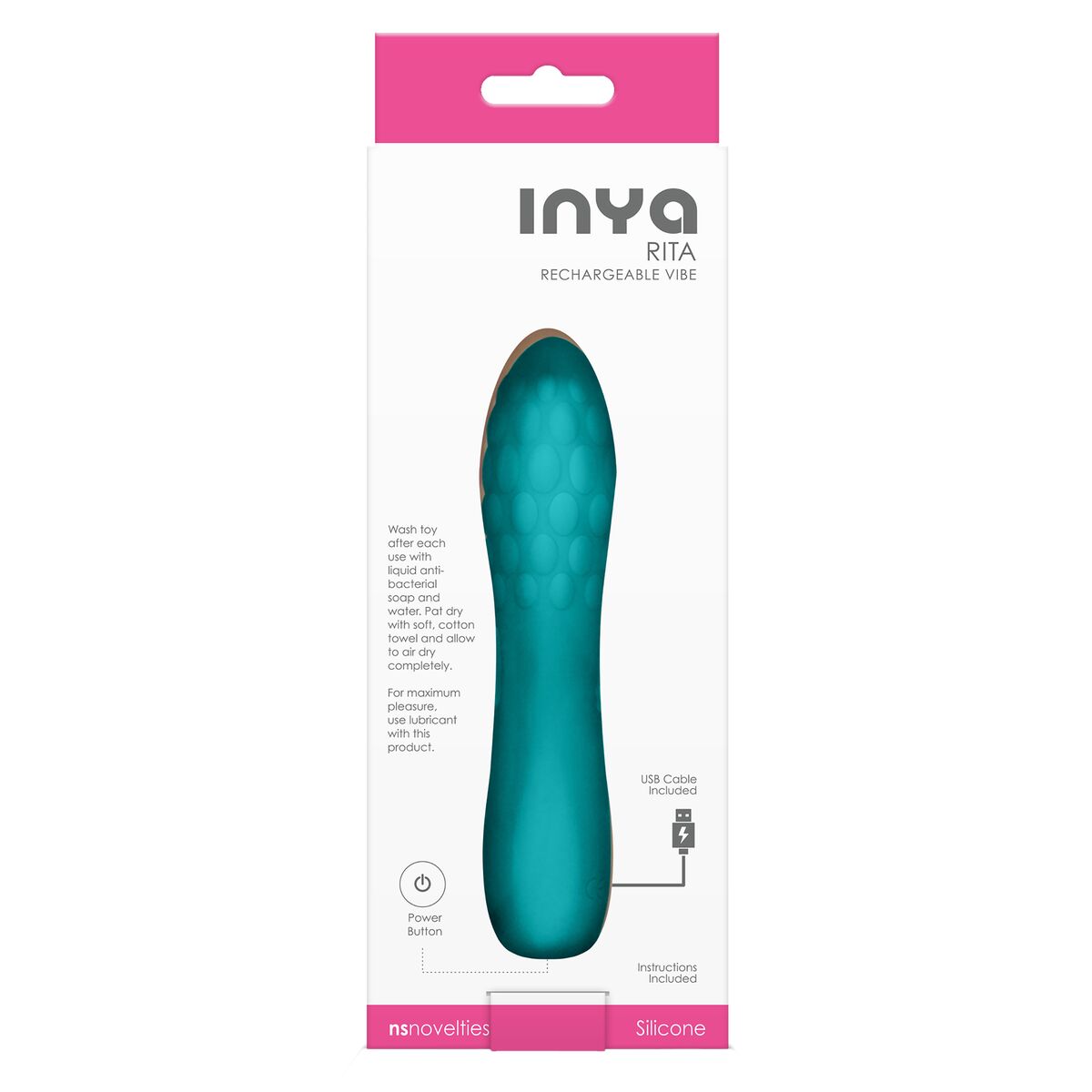Patronvibrator NS Novelties Inya Grön - 6