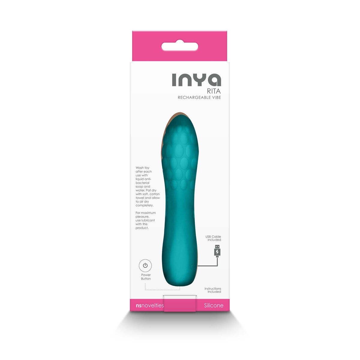 Patronvibrator NS Novelties Inya Grön - 3