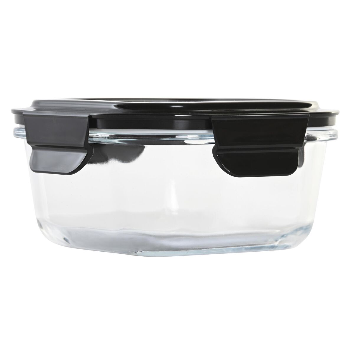 Hermetisk matlåda DKD Home Decor Fyrkantig PP Borosilikatglas (2 antal) (520 ml) - 3